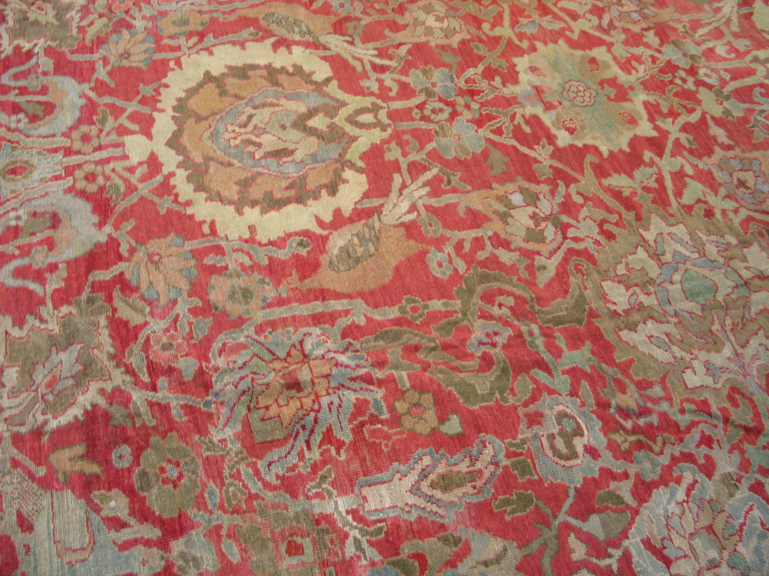 Antique sultan abad Carpet - # 9826
