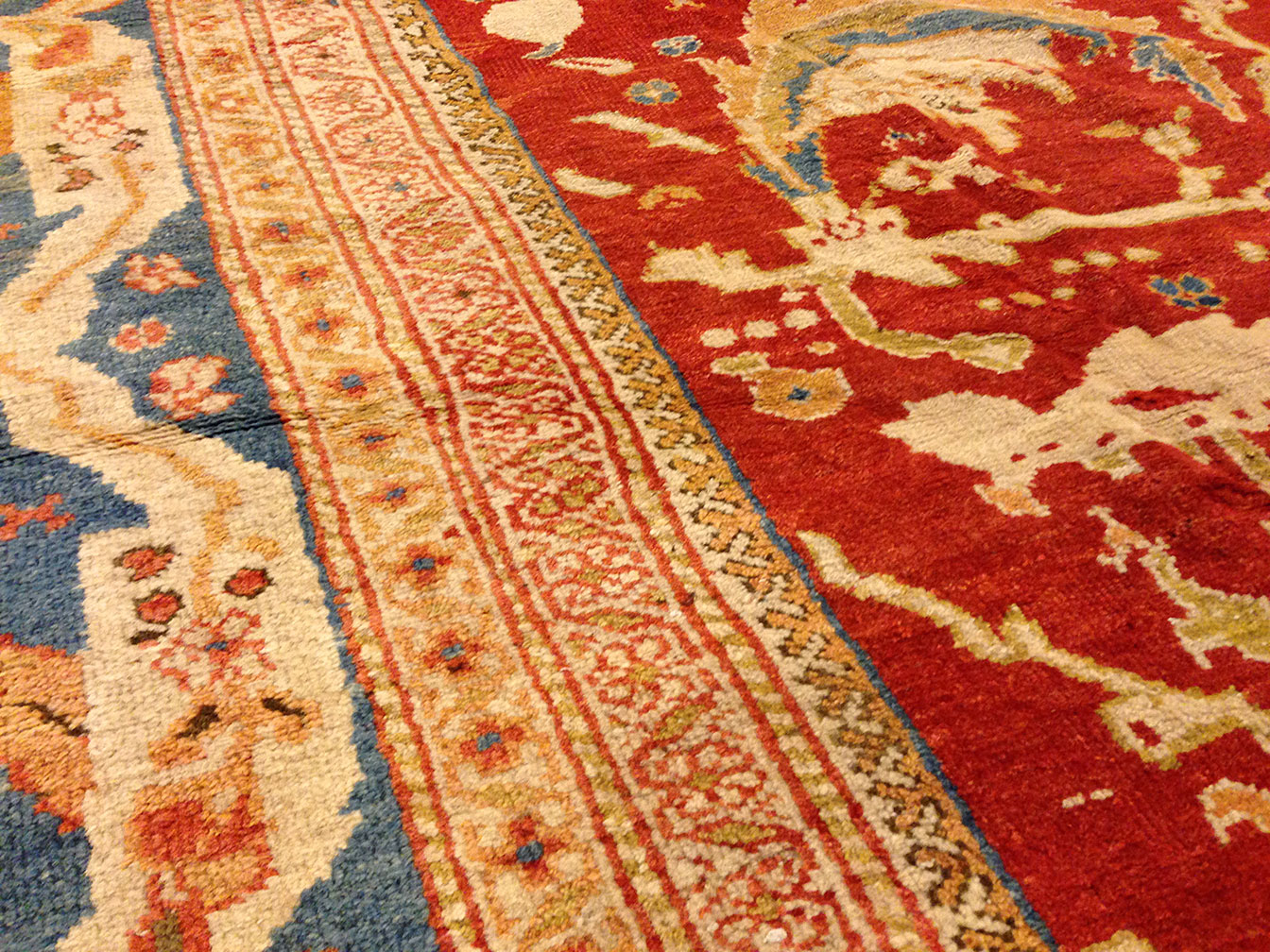 Antique sultan abad Carpet - # 9834
