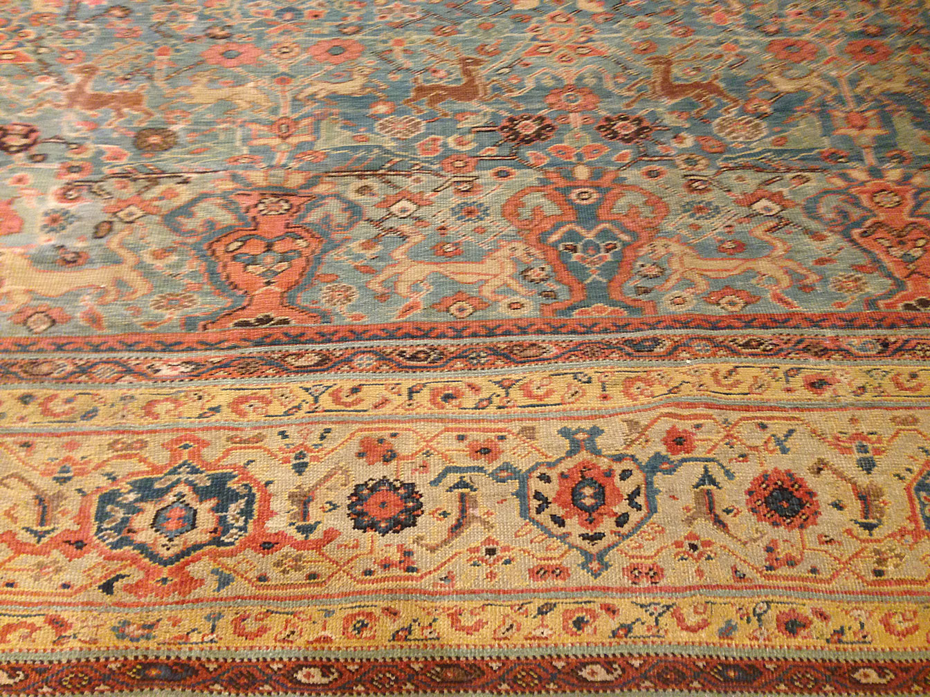 Antique sultan abad Carpet - # 9835