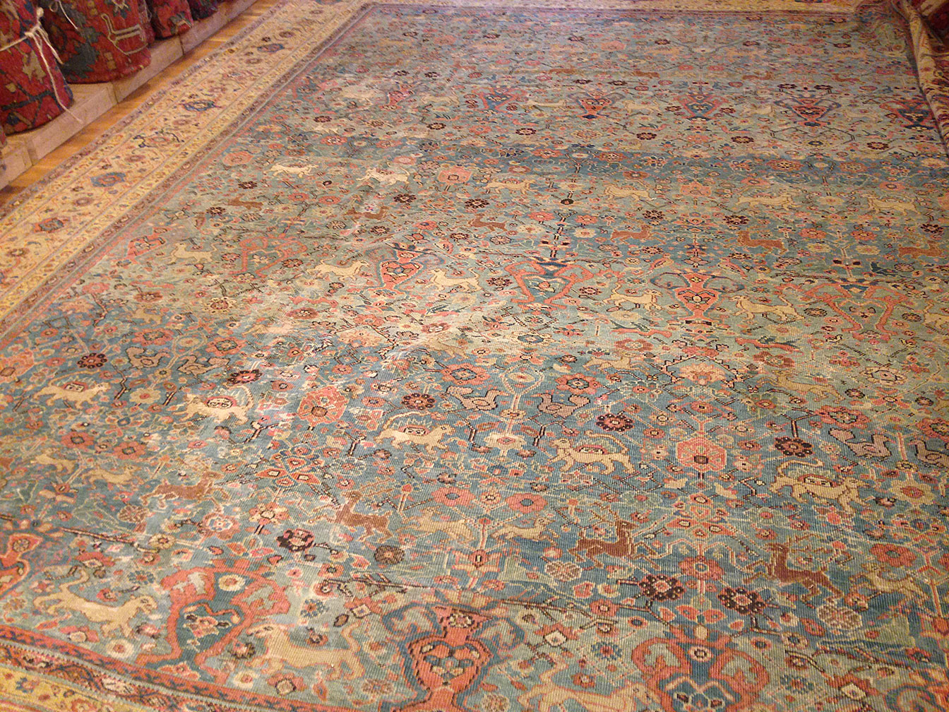 Antique sultan abad Carpet - # 9835