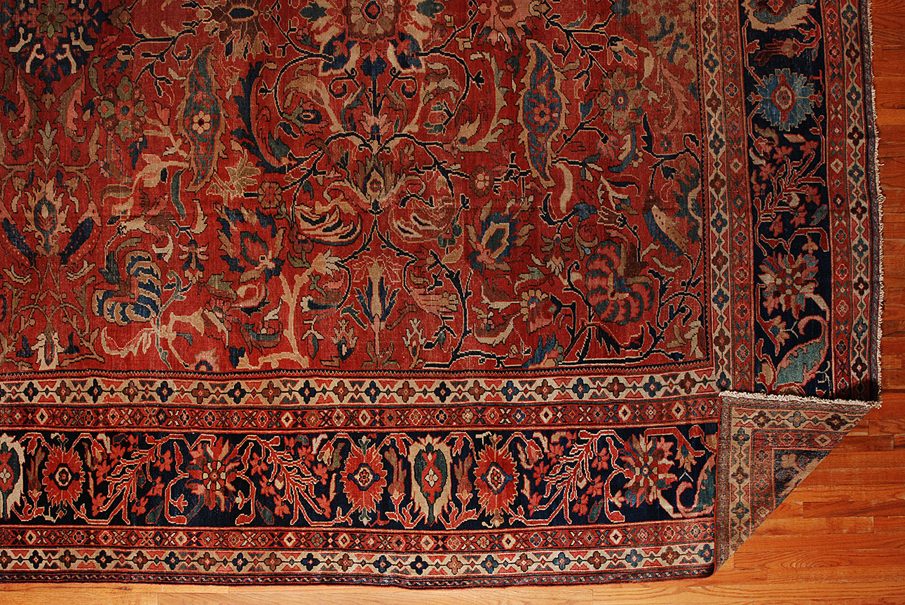 Antique sultan abad Carpet - # 9891