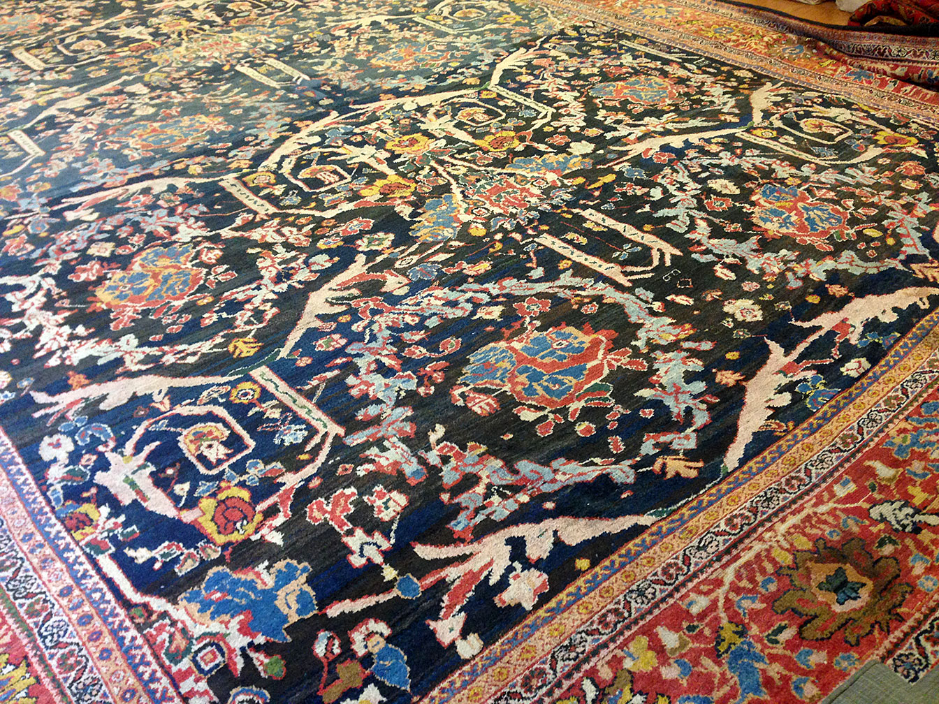 Antique sultan abad Carpet - # 9893