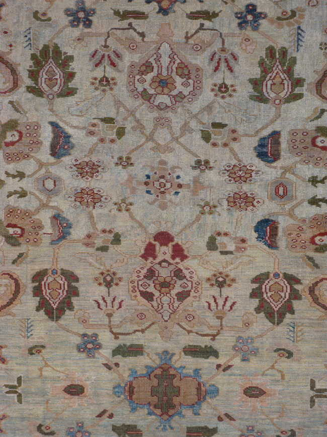 Antique sultan abad Carpet - # 9894