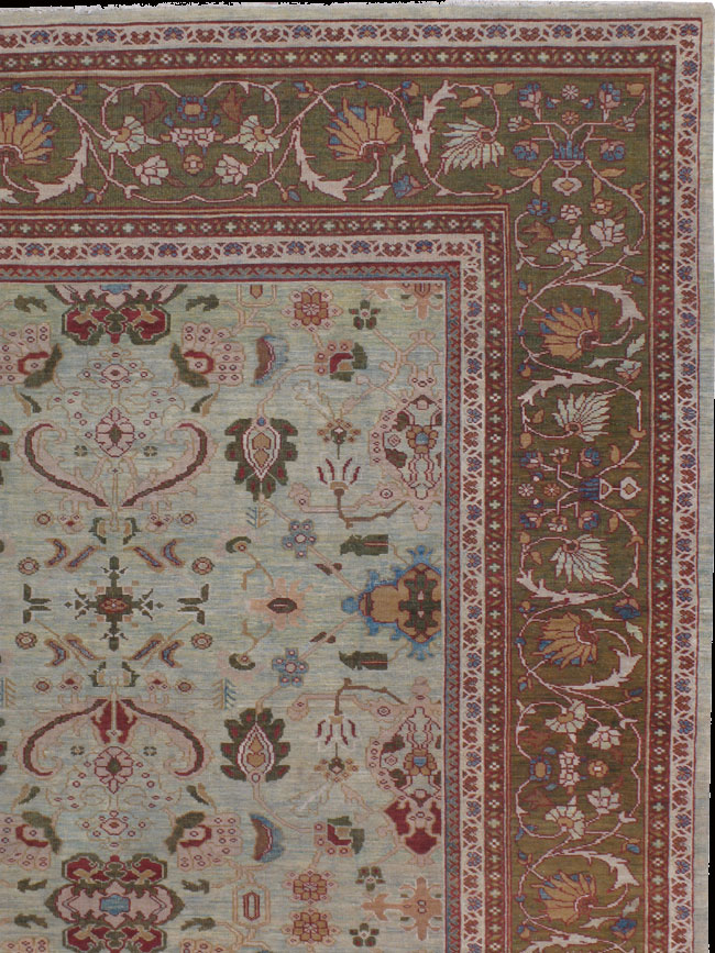 Antique sultan abad Carpet - # 9894