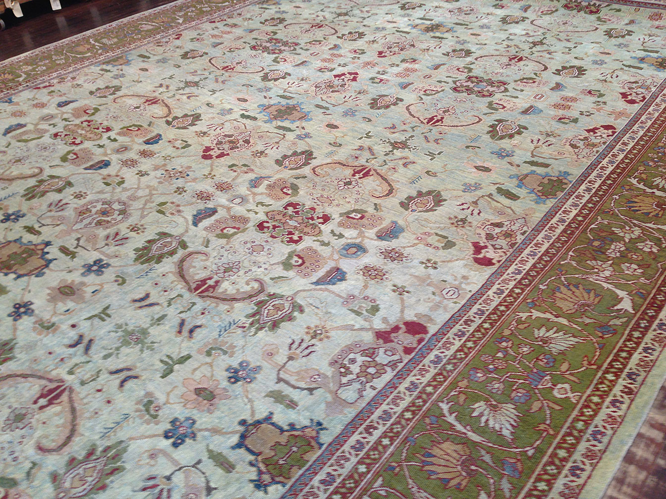 Antique sultan abad Carpet - # 9929