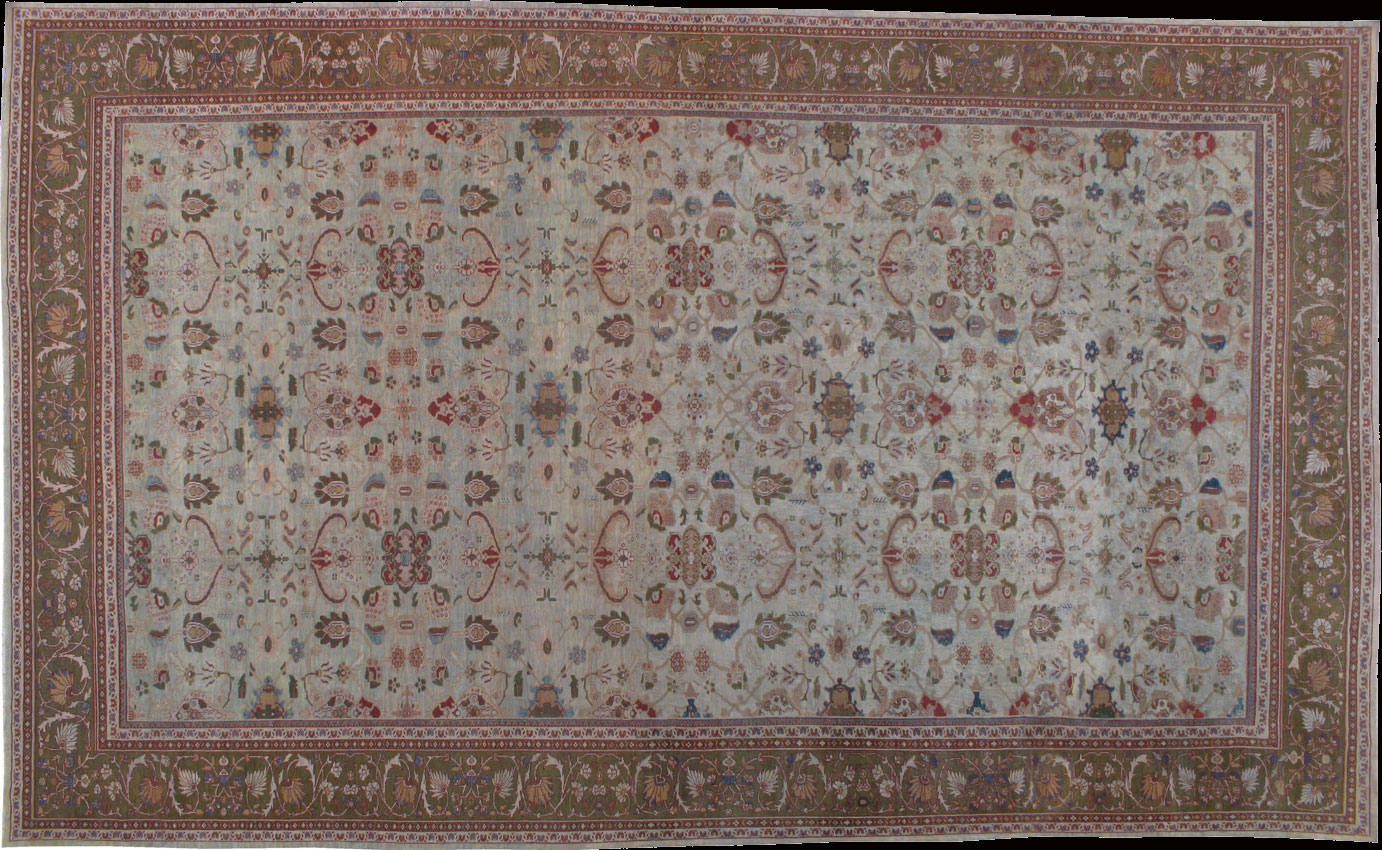 Antique sultan abad Carpet - # 9929