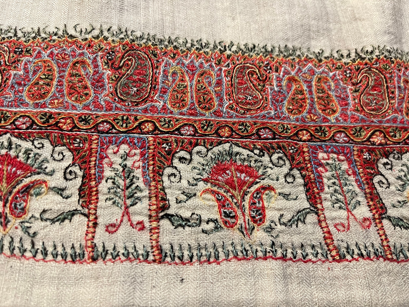 Antique suzani embroidery - # 57104