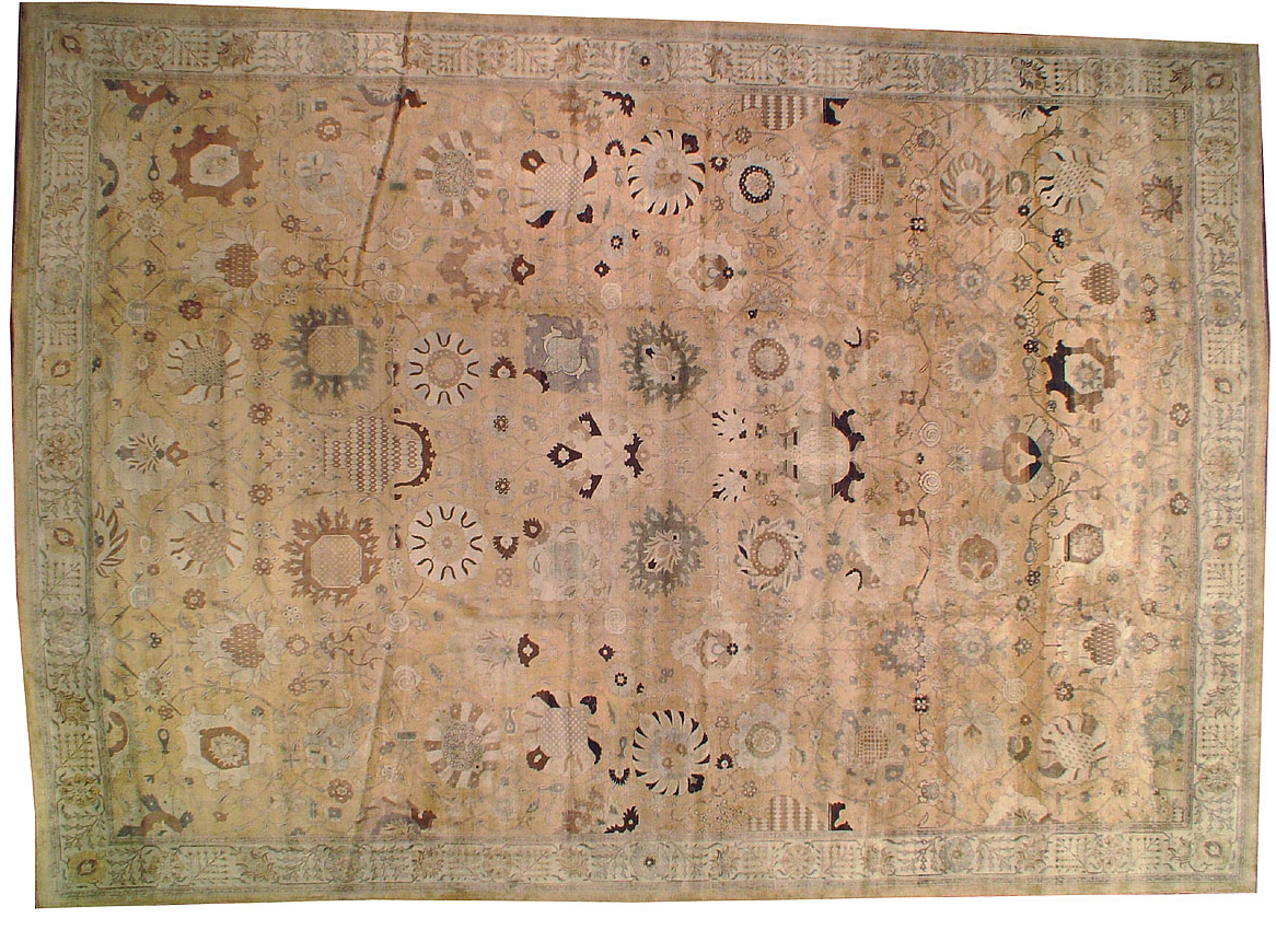 Antique tabriz Carpet - # 11139