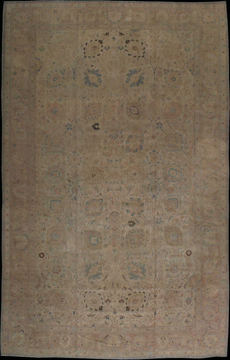 Antique tabriz Carpet - # 11312