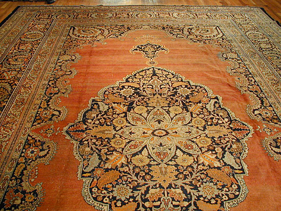 Antique tabriz Carpet - # 3046