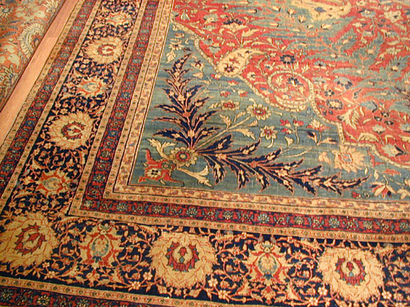 Antique tabriz Carpet - # 3391