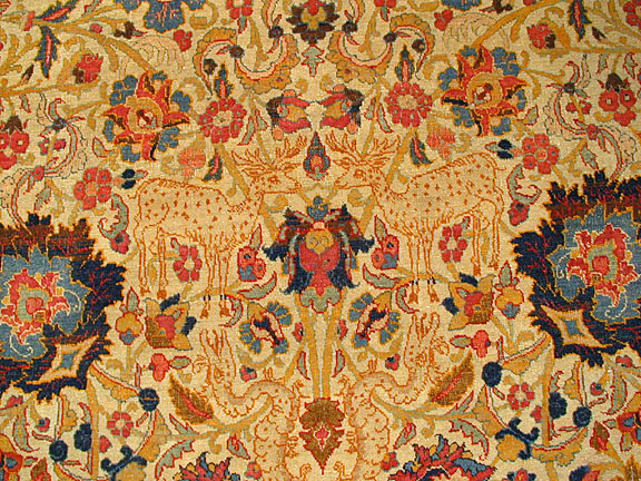 Antique tabriz Carpet - # 3395