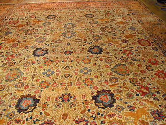 Antique tabriz Carpet - # 3395