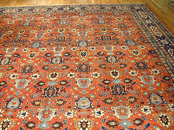 Antique tabriz Carpet - # 3396
