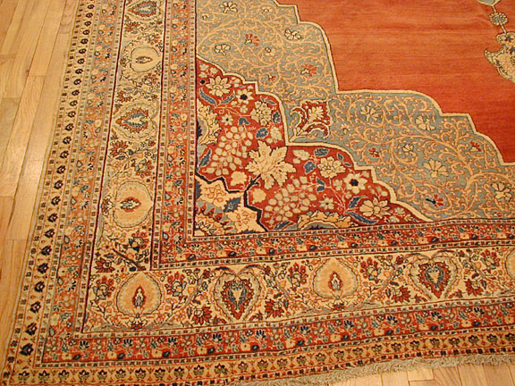 Antique tabriz Carpet - # 3807