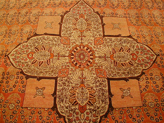 Antique tabriz Carpet - # 3809