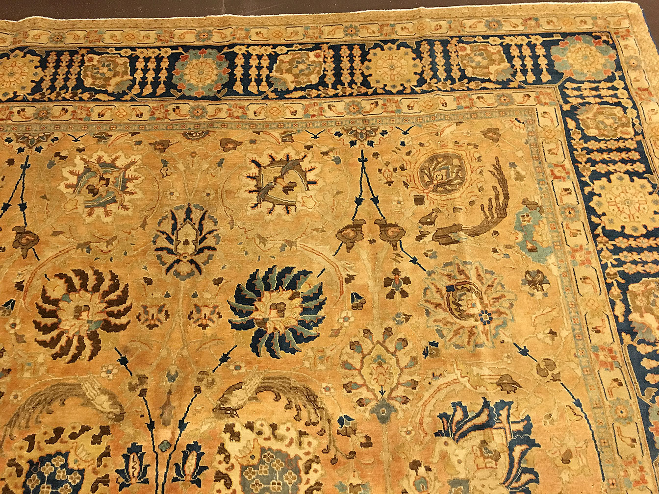 Antique tabriz Carpet - # 40083