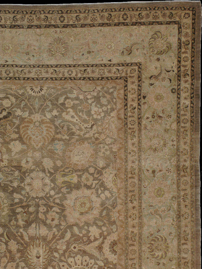 Antique tabriz Carpet - # 40106
