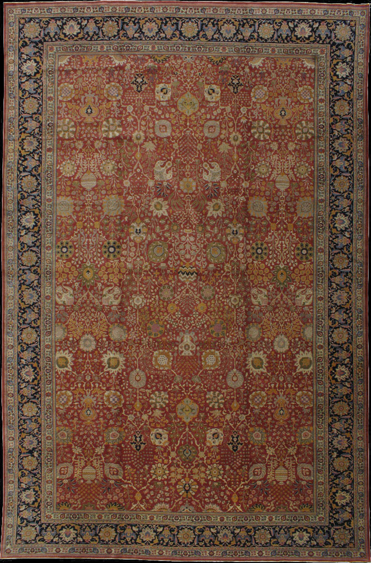 Antique tabriz Carpet - # 40594