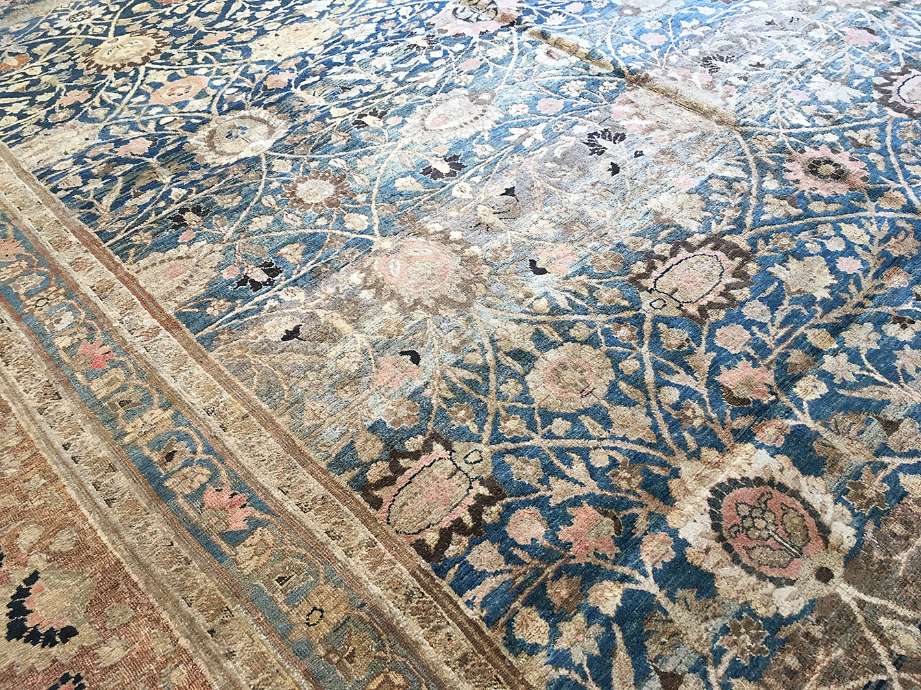 Antique tabriz Carpet - # 40772