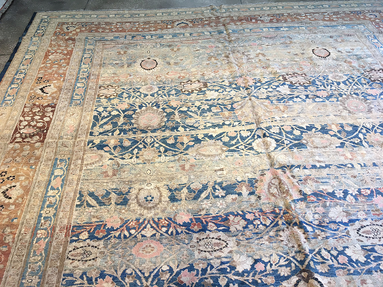 Antique tabriz Carpet - # 40772