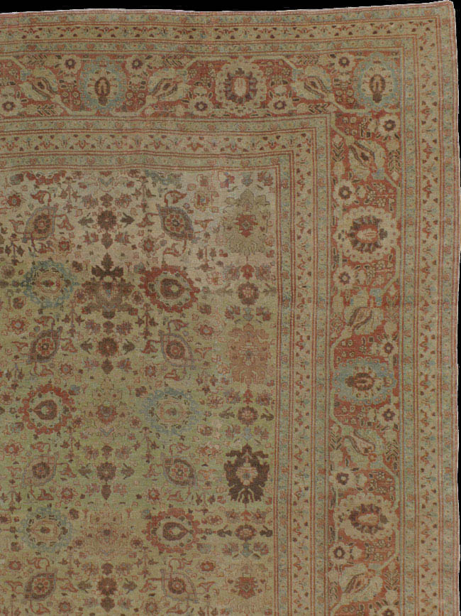 Antique tabriz Carpet - # 41009