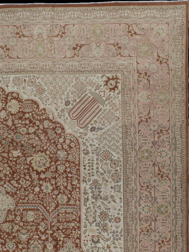 Antique tabriz Carpet - # 41060
