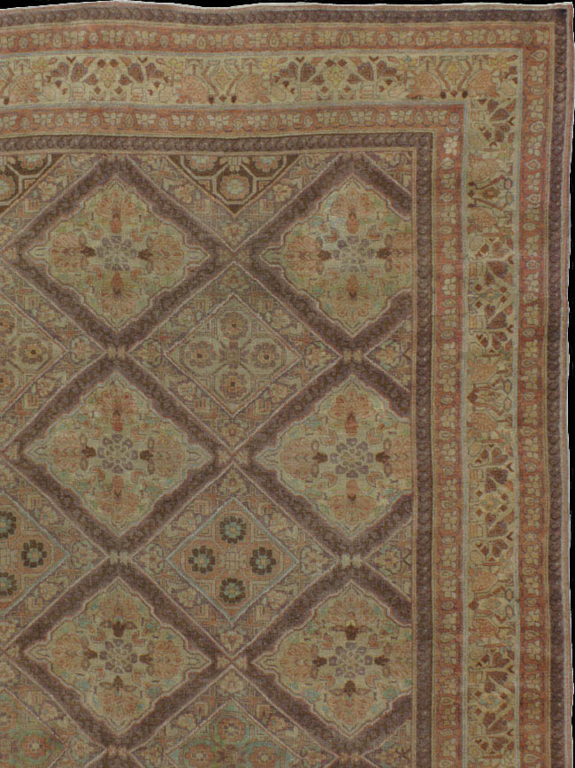 Antique tabriz Carpet - # 41262