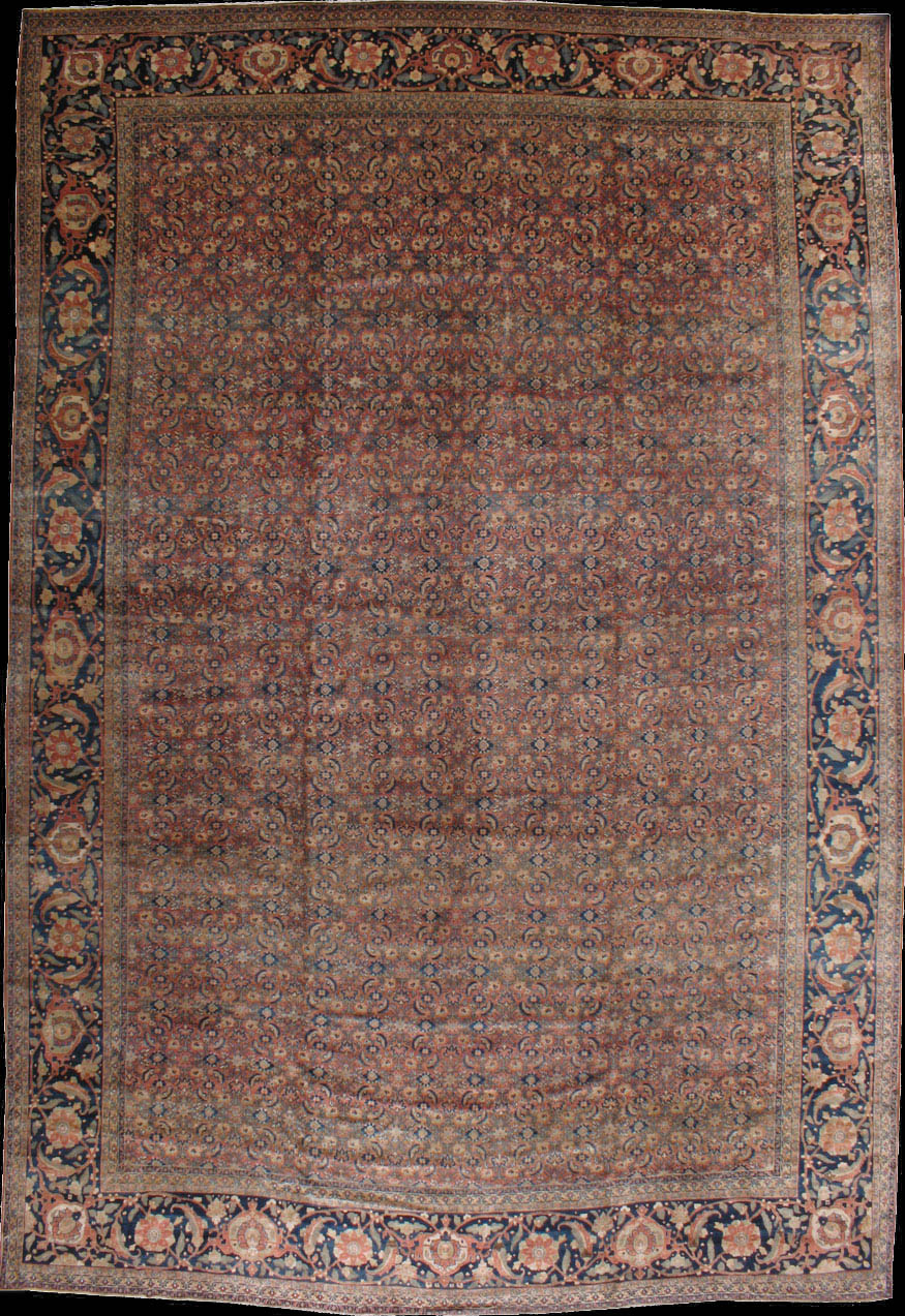Antique tabriz Carpet - # 41541