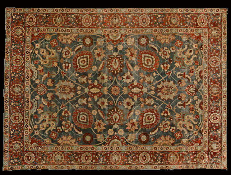 Antique tabriz Carpet - # 50037