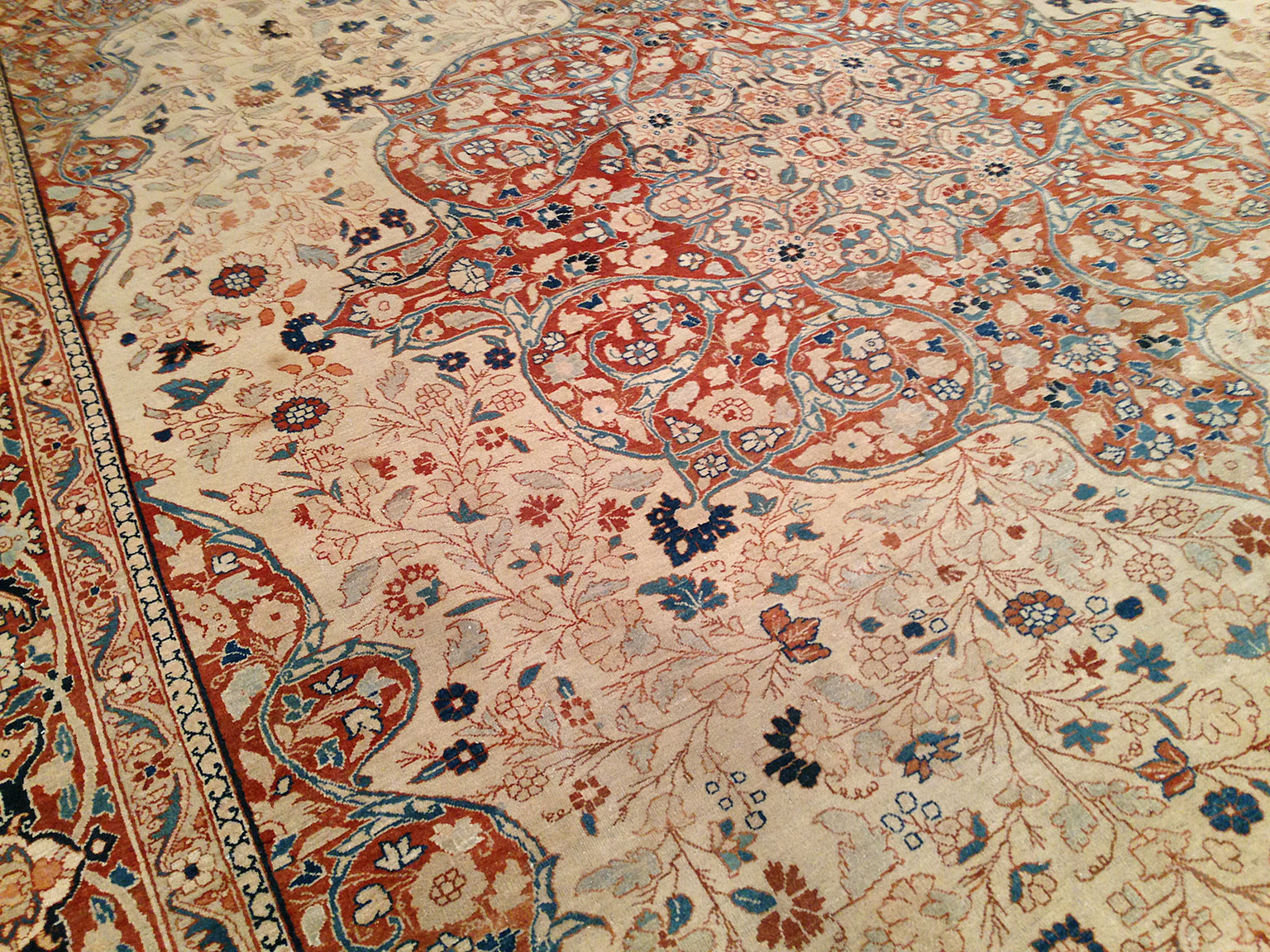 Antique tabriz Carpet - # 50891