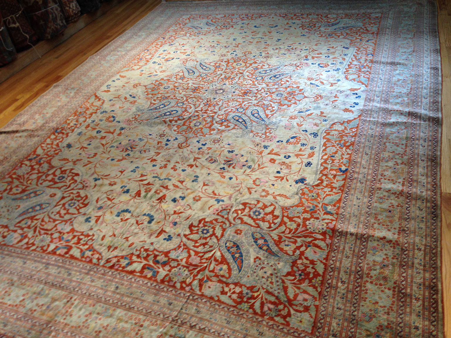 Antique tabriz Carpet - # 50896
