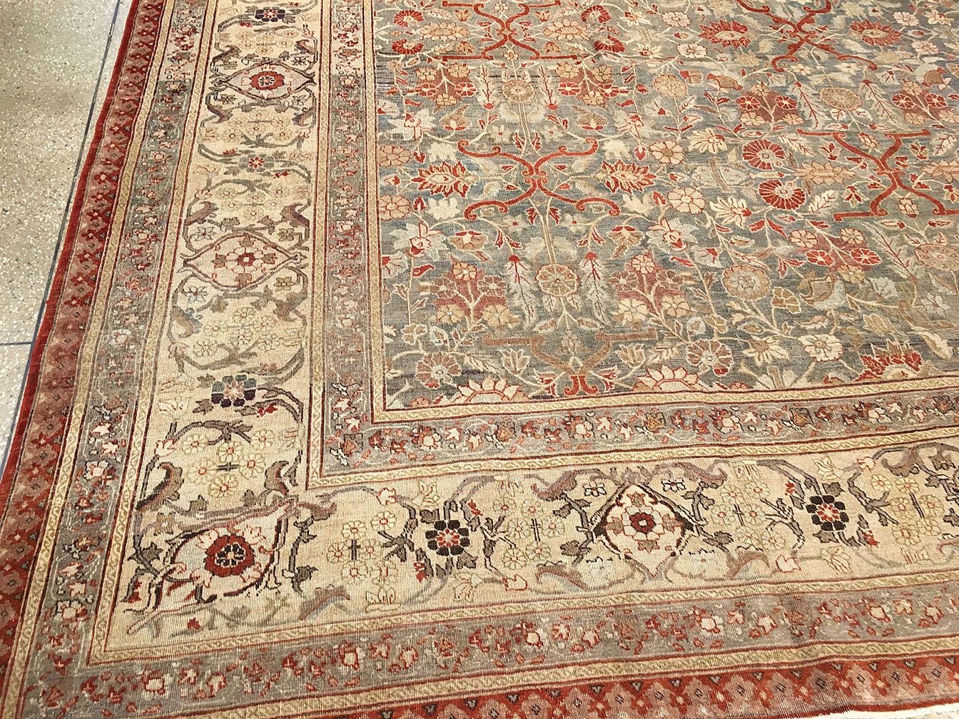 Antique tabriz Carpet - # 51054