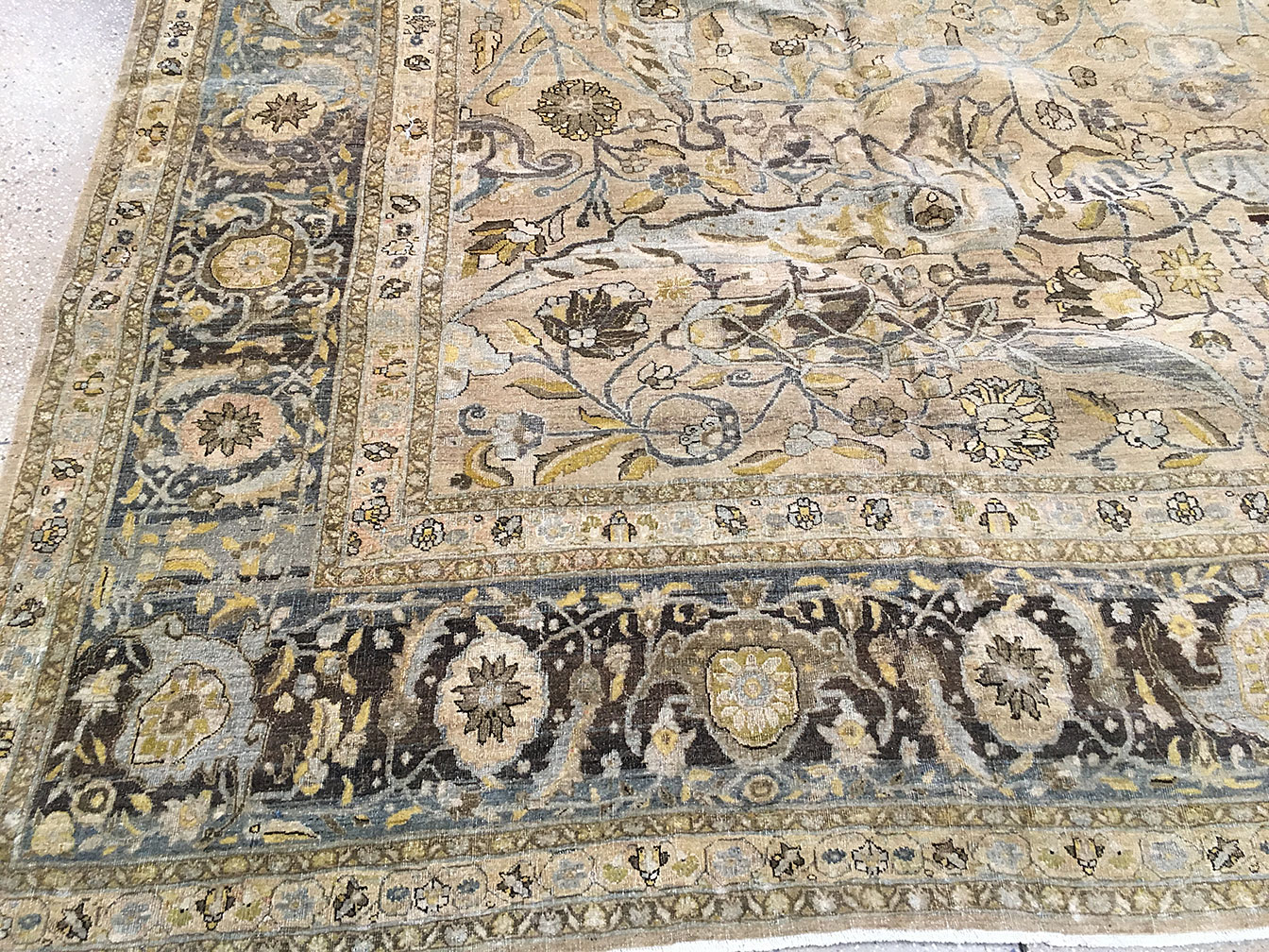 Antique tabriz Carpet - # 51129