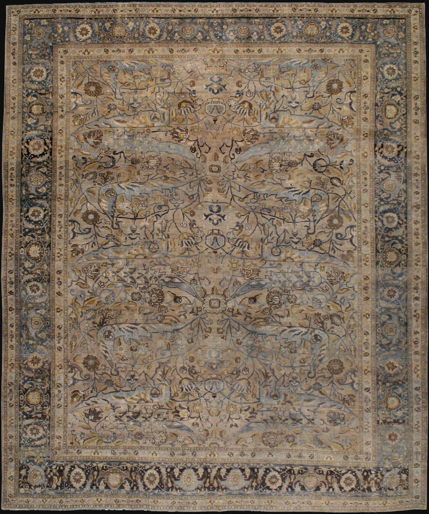 Antique tabriz Carpet - # 51129