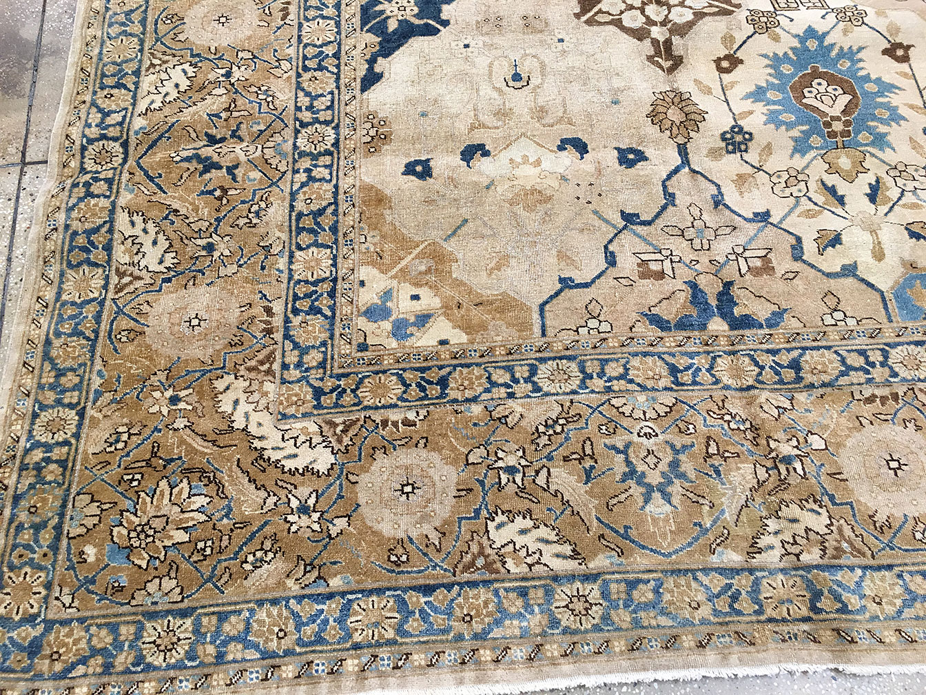 Antique tabriz Carpet - # 51346