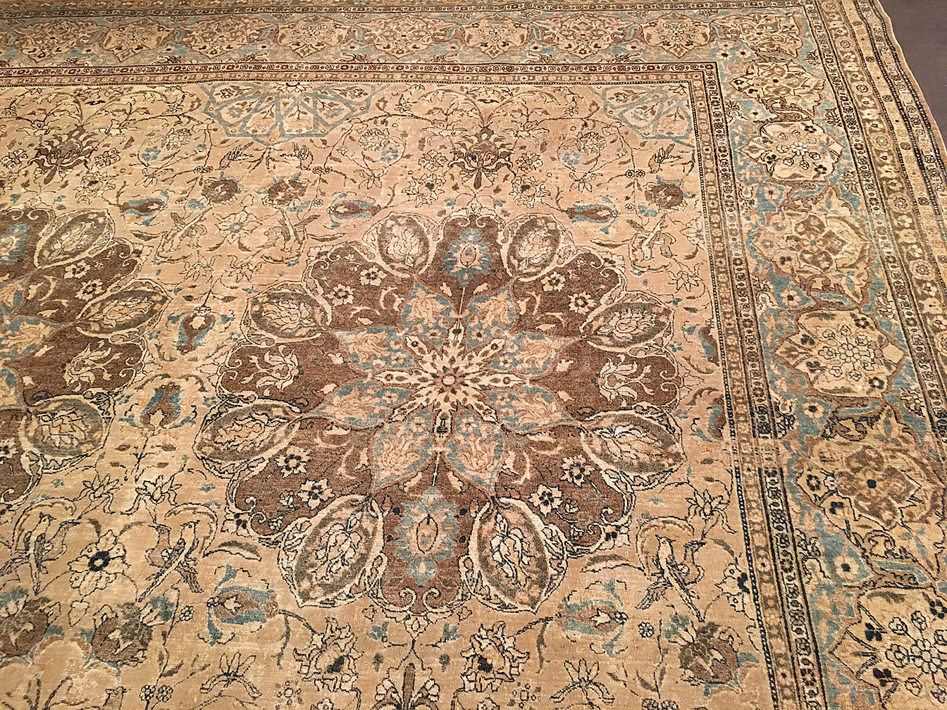 Antique tabriz Carpet - # 51413