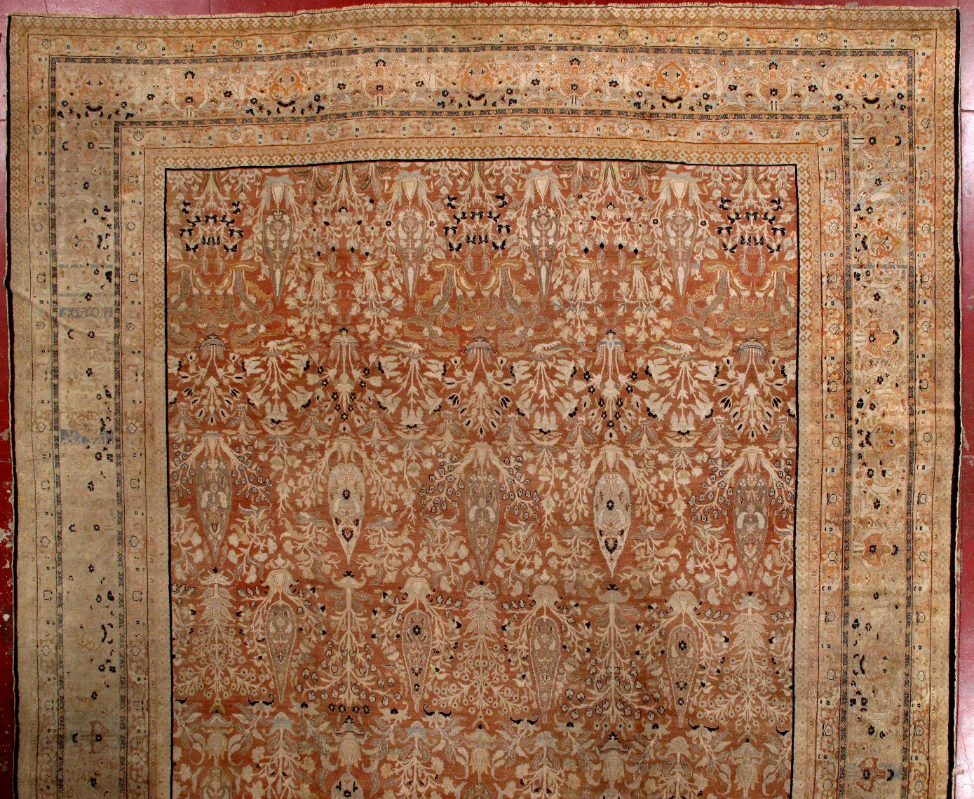 Antique tabriz Carpet - # 51995