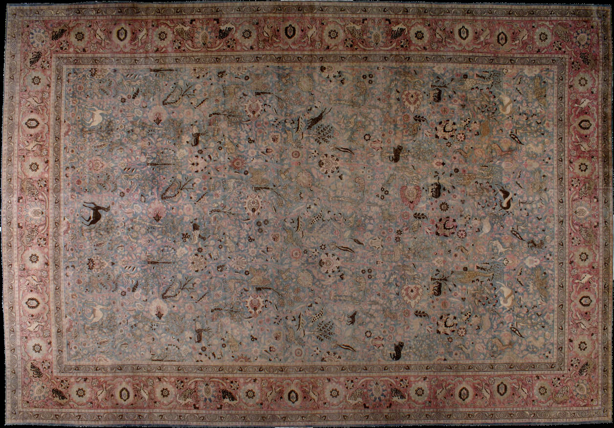 Antique tabriz Carpet - # 52040