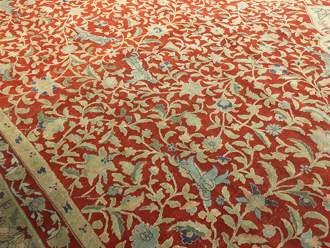 Antique tabriz Carpet - # 52356