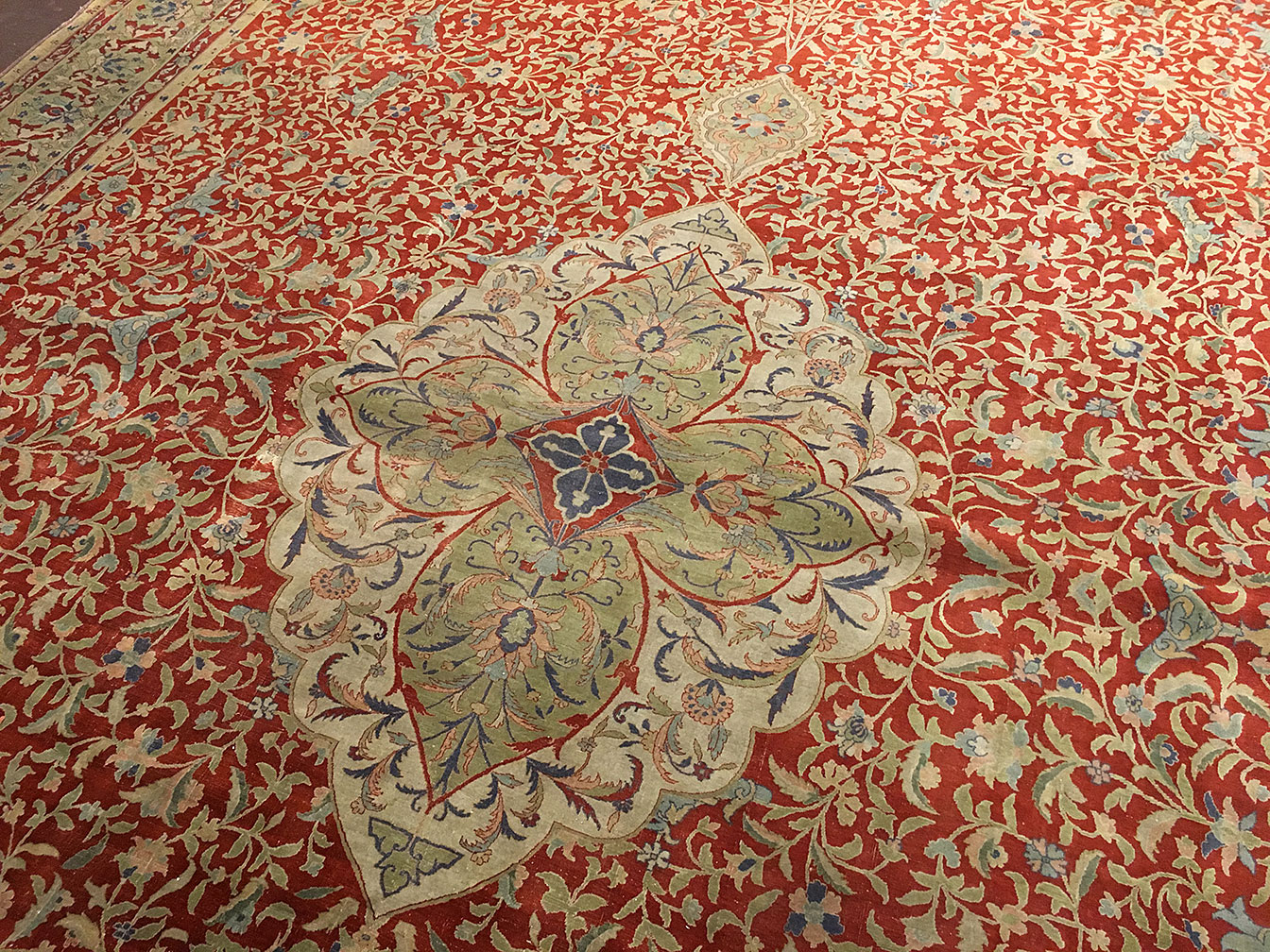 Antique tabriz Carpet - # 52356