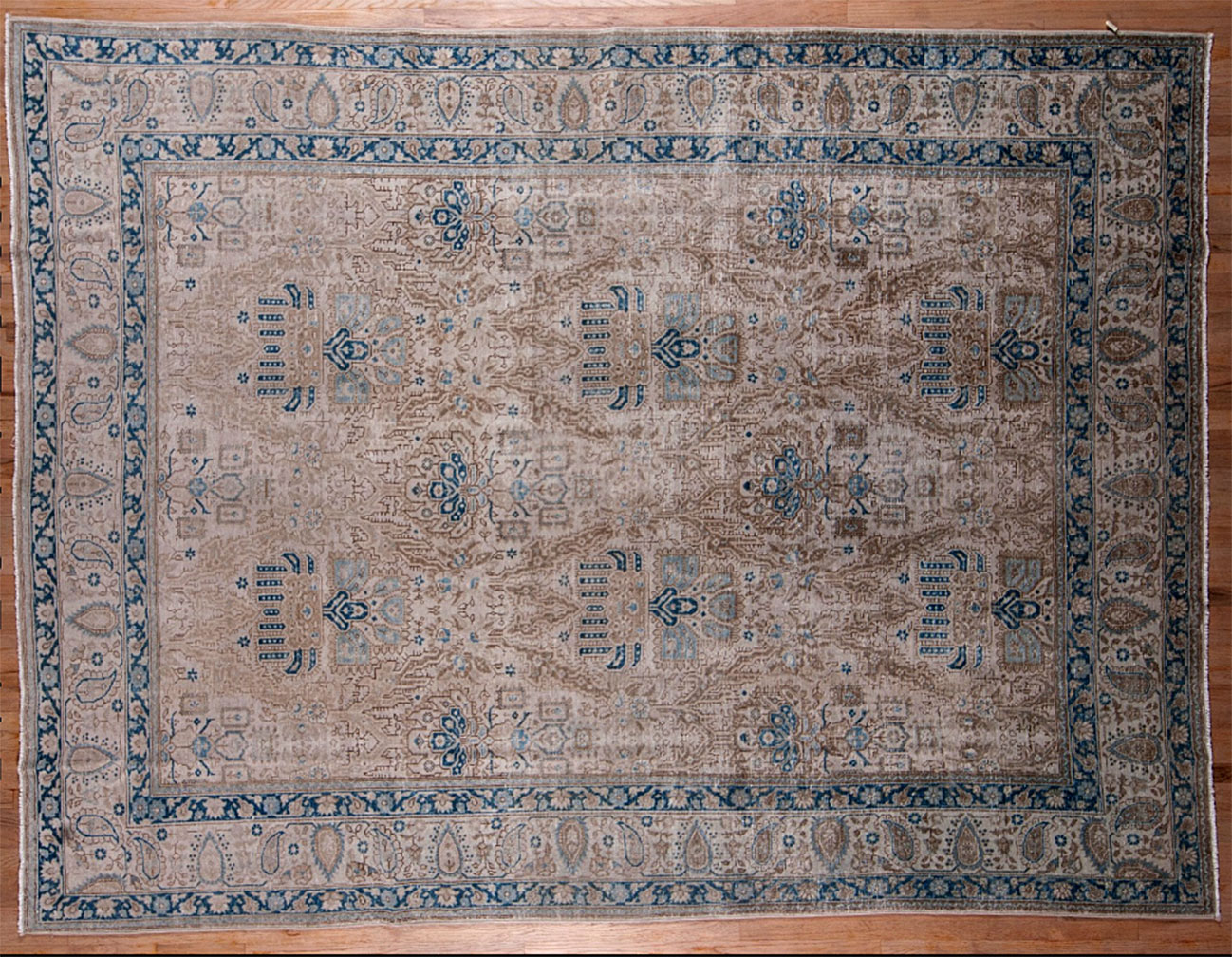Antique tabriz Carpet - # 52584