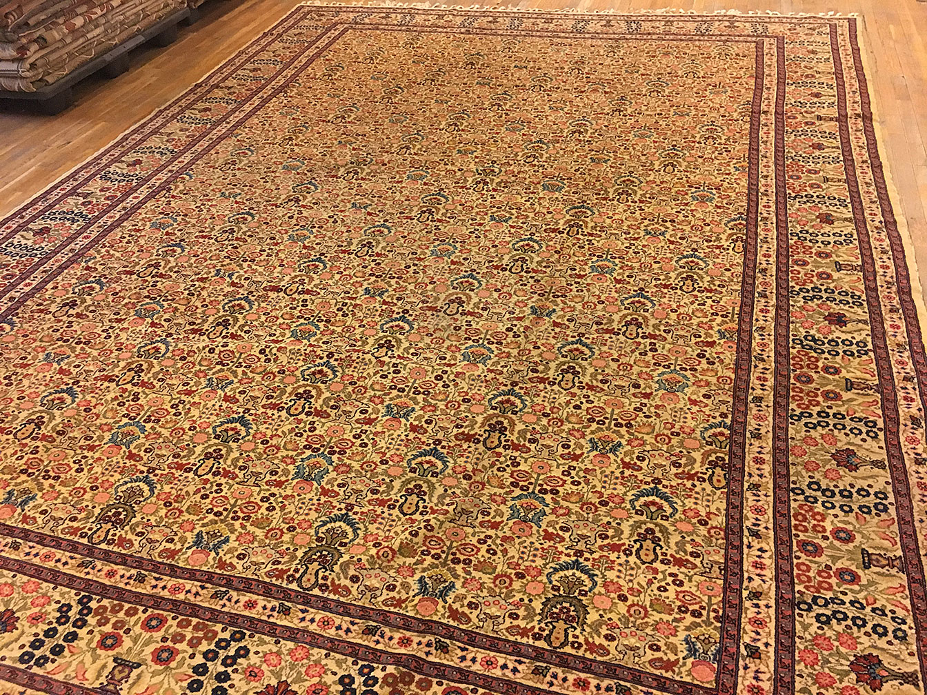 Antique tabriz Carpet - # 52611