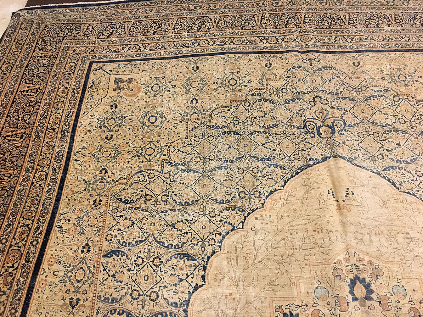 Antique tabriz Carpet - # 52614