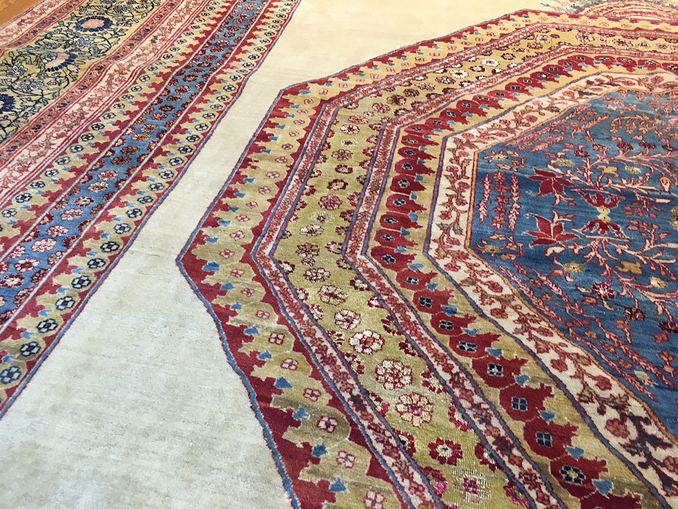 Antique tabriz Carpet - # 52618