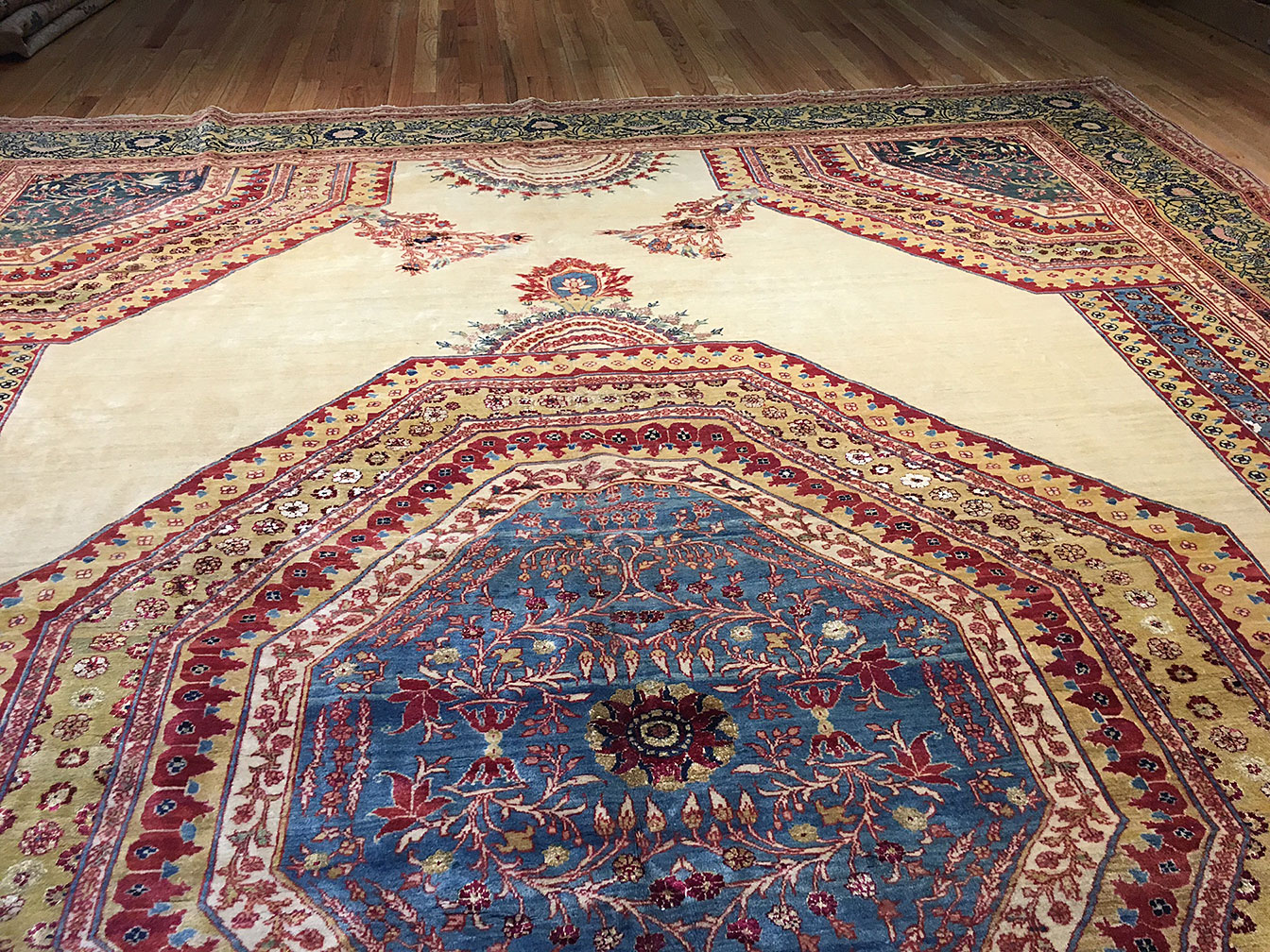 Antique tabriz Carpet - # 52618