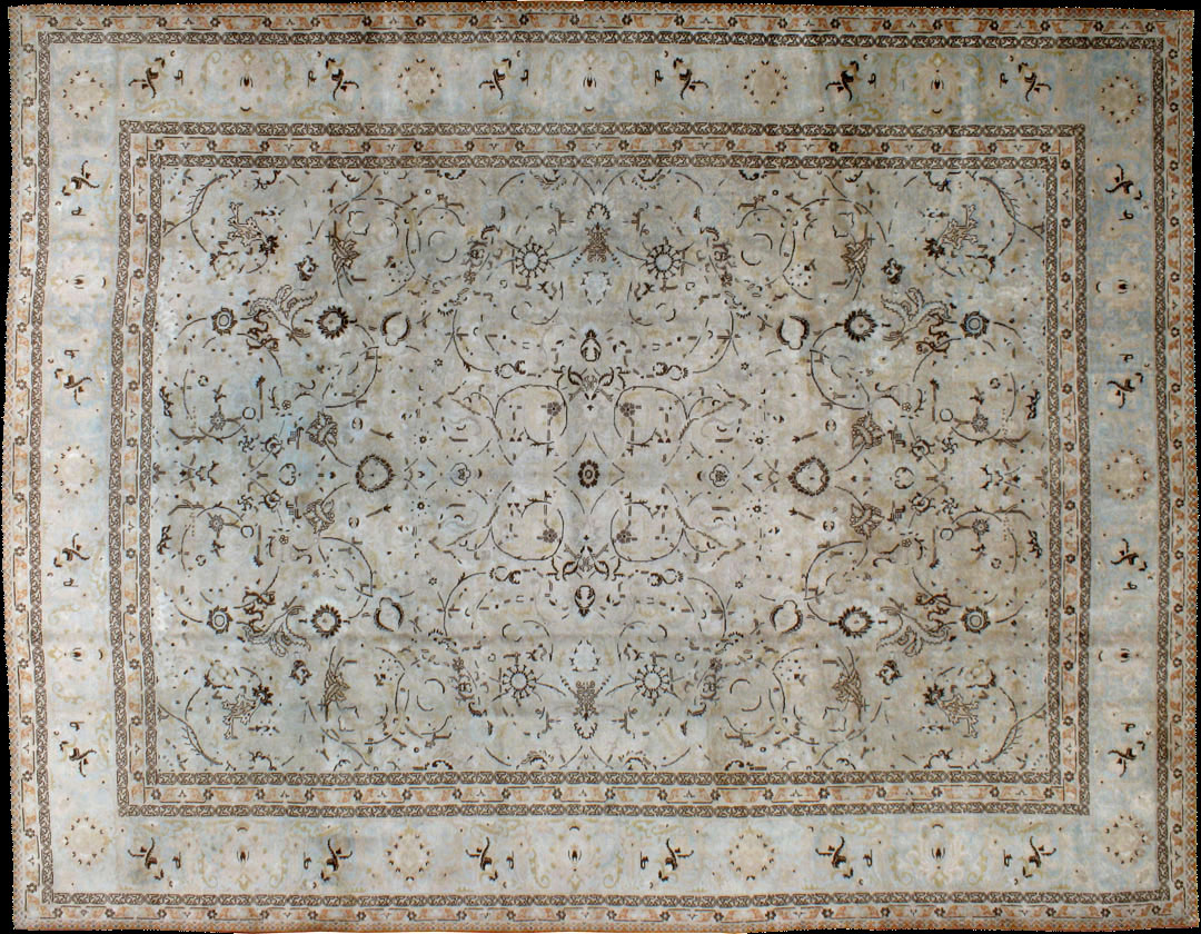 Antique tabriz Carpet - # 52963