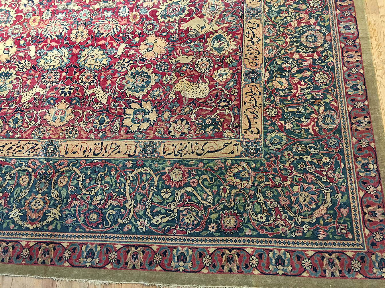 Antique tabriz Carpet - # 53072