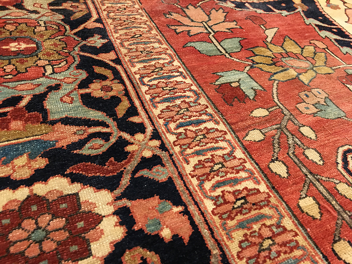 Antique tabriz Carpet - # 53180