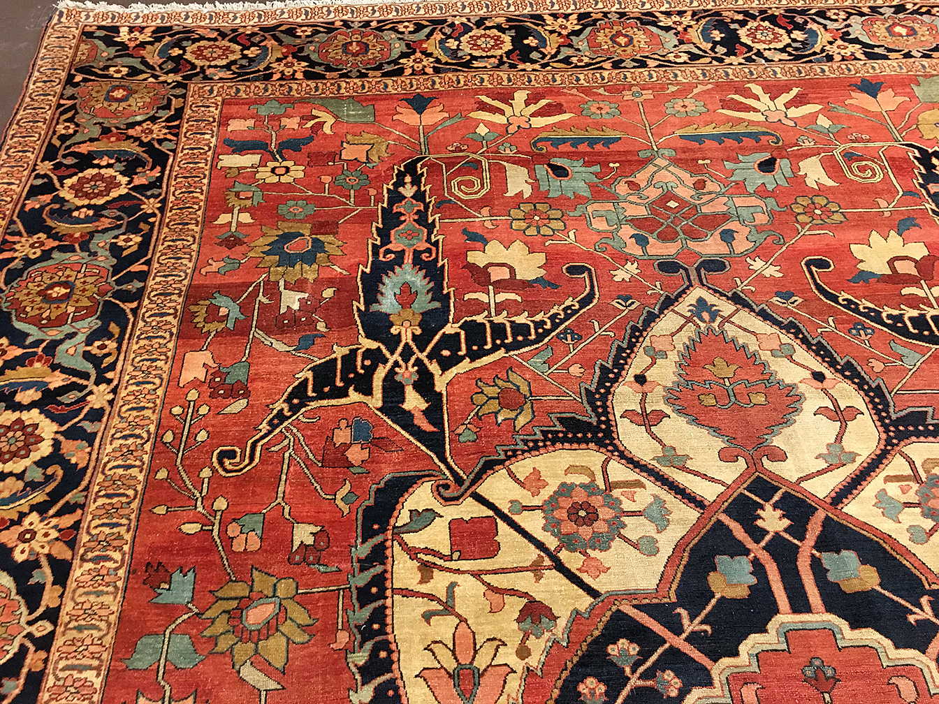 Antique tabriz Carpet - # 53180